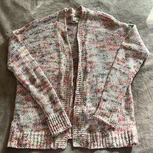 Loft Marled Cardigan Small